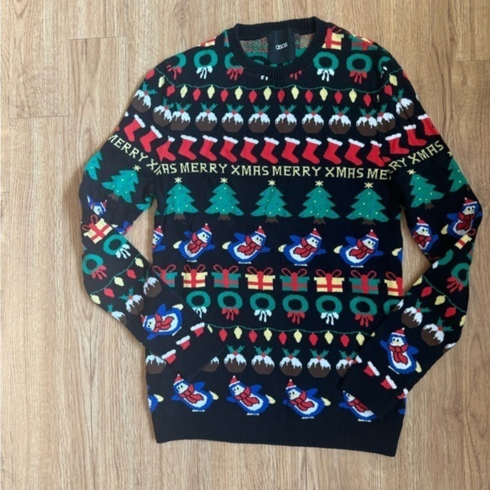 ASOS mens knit Christmas sweater